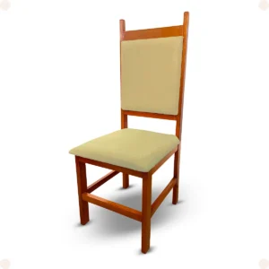 Cadeira Altar em Madeira Maciça com Estofado