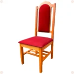 Cadeira Benjamim de altar com estrutura reforçada e elegante