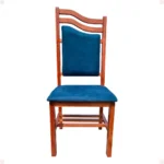 Cadeira Efraim em madeira nobre com tecido personalizado