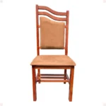 Cadeira Efraim litúrgica em madeira maciça com conforto superior