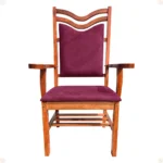 Detalhe do estofado da Cadeira Efraim em tecido premium