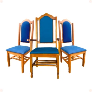Conjunto 3 Cadeiras Benjamim para Altar de Igreja