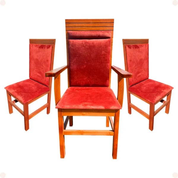 Conjunto 3 Cadeiras Grécia para Altar de Igreja - Imagem 3