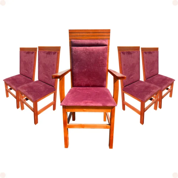 Conjunto 5 Cadeiras Grécia para Altar de Igreja - Imagem 2