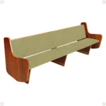 Banco litúrgico Judá com estrutura reforçada e durável