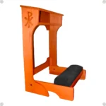 Genuflexório em Madeira Maciça com estofado suede