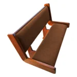 Banco de igreja Ester com assento ergonômico e confortável