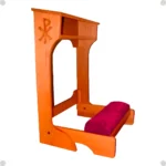 Genuflexório artesanal em madeira maciça resistente