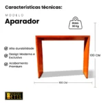 Móvel litúrgico de madeira maciça ideal para apoio de objetos sagrados no templo.