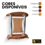 Púlpito litúrgico Getsêmani moderno para igrejas